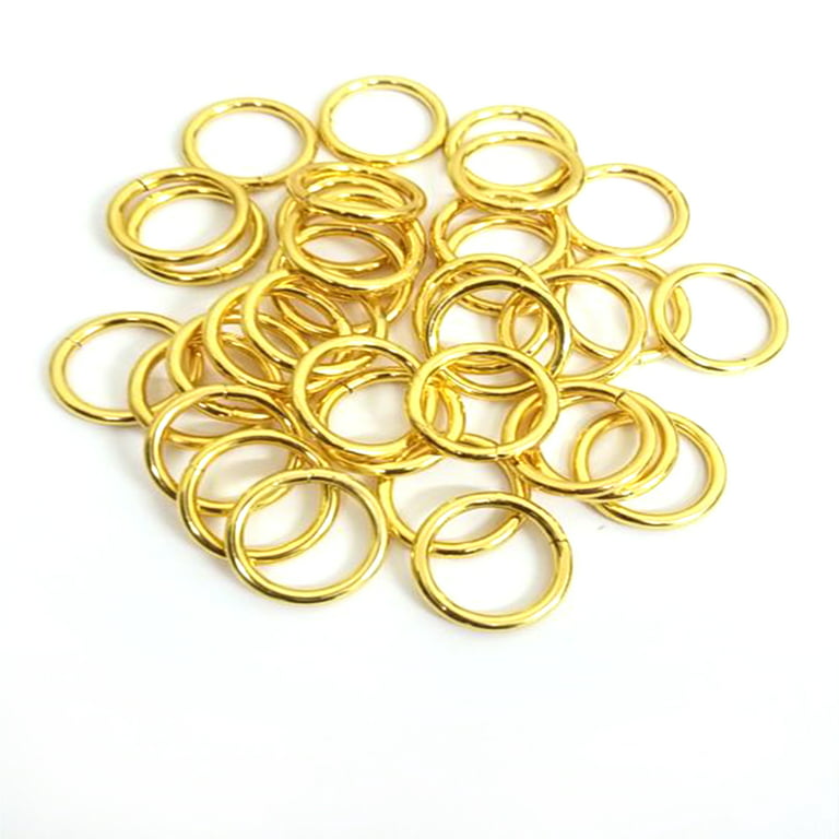 Better Crafts Metal Gold Rings (1 inch, 12 Pack)