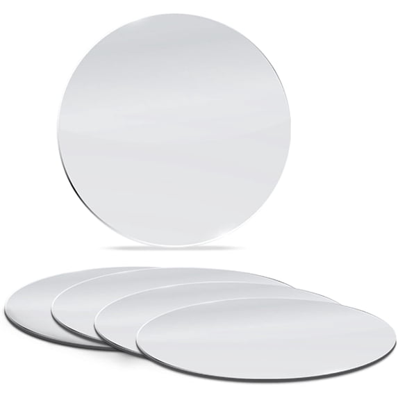 Better Crafts 10 inch, Pack of 1 Small Mirror for Crafts, Round Mirror for Tables at Weddings, Mirror Tiles for Crafts and DIY Projects