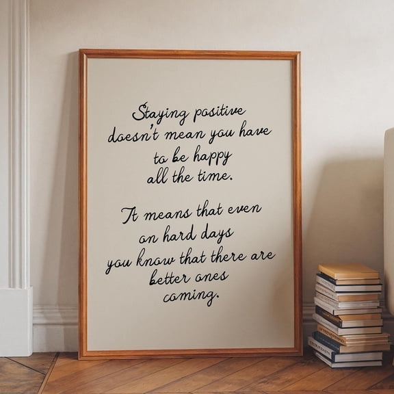 Better Days To Come Handwriting Print Trendy Positive Quote Nancy Meyers Quote Aesthetic Wall Art Living Room Decor Wall Art Modern Wall Decor