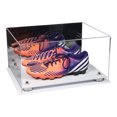 thumbnail image 1 of Better Display Cases Acrylic Shoe Display Case - Large Rectangle Box with Mirror Case, Silver Risers and White Base (V12/A026), 1 of 4