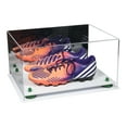 thumbnail image 1 of Better Display Cases Acrylic Shoe Display Case - Large Rectangle Box with Mirror Case, Green Risers and White Base (V12/A026), 1 of 4