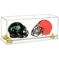 thumbnail image 1 of Better Display Cases Acrylic Versatile Display Case - Large Rectangle Box with Clear Case, Yellow Risers and Clear Base 17" x 6" x 7" (A019/V46), 1 of 2