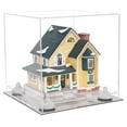 thumbnail image 1 of Better Display Cases Acrylic Versatile Display Case - Medium Square Box with Clear Case, White Risers and Mirror Base10" x 10" x 10" (V33/A028), 1 of 4