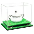 thumbnail image 1 of Better Display Cases Acrylic Versatile Display Case - Small Rectangle Box with Clear Case, Silver Risers and Turf Base 8.25" x 6" x 6.75" (A003/V45), 1 of 3