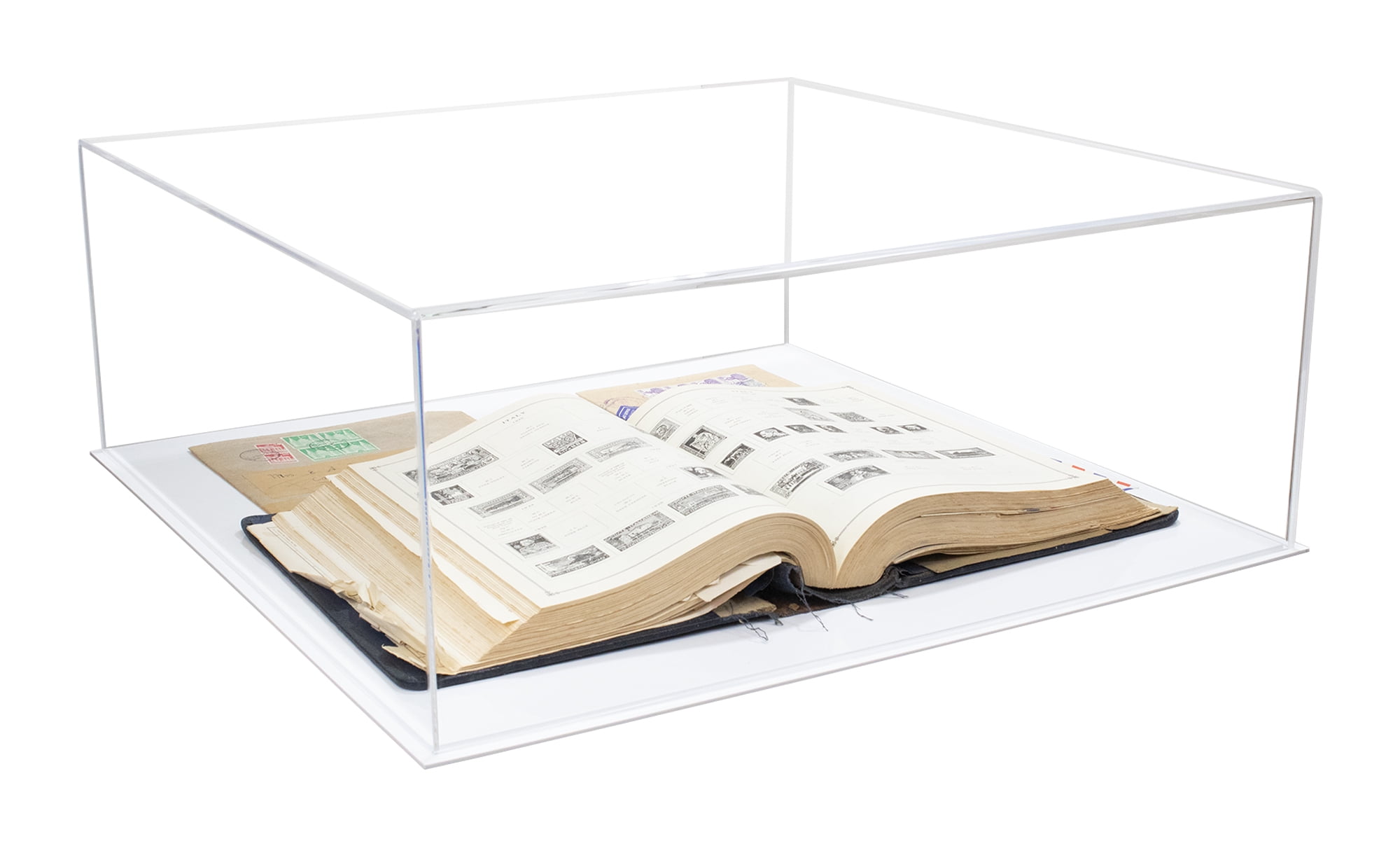Better Display Cases Clear Acrylic Extra Large Book Display Case with ...