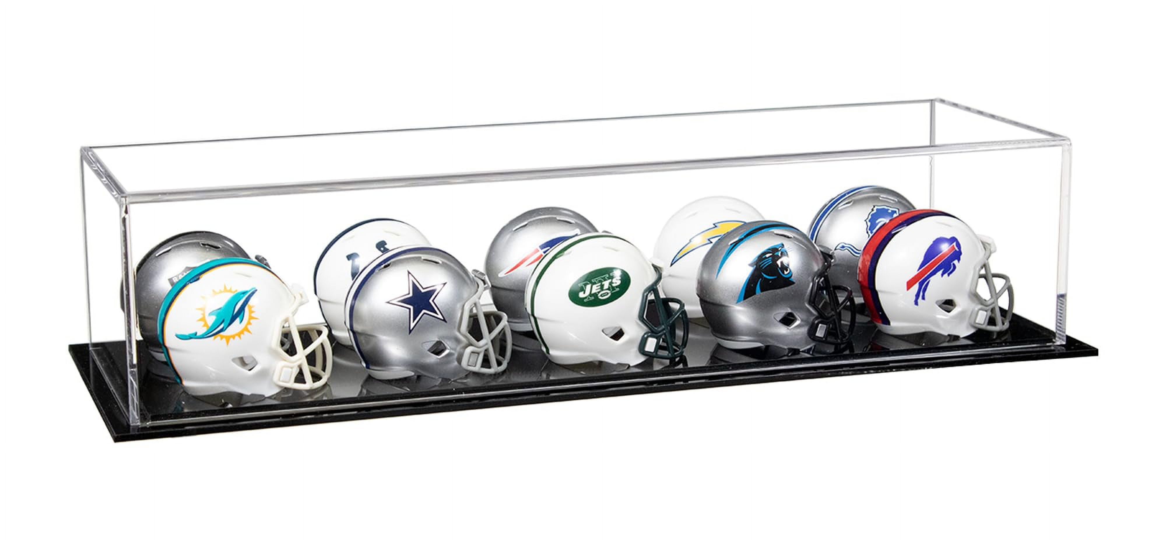 Better Display Cases Versatile Clear Acrylic Display Case with Black