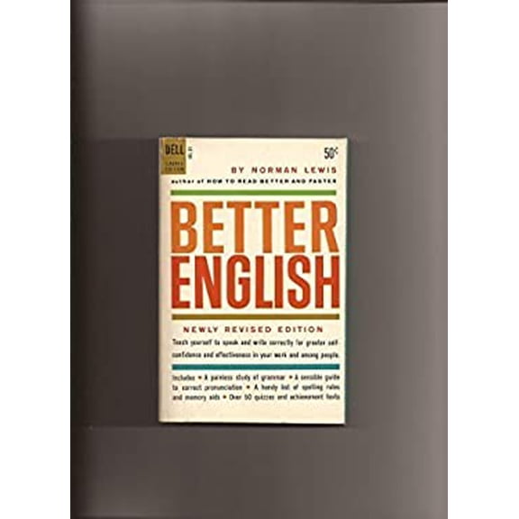 Pre-Owned Better English (Mass Market Paperback) 0440305489 9780440305484