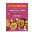 thumbnail image 1 of bettergoods Chef Inspired Assorted Mini Quiche, 9 oz, 12 Count (Frozen), 1 of 8