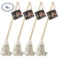 thumbnail image 1 of Better Grillin BBQ Bastin Mop Basting Barbecue Brush/Mop Easily Applies Marinades, Sauces, Washes Out, 16in Handle, 4pk, 1 of 8