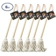 thumbnail image 1 of Better Grillin BBQ Basting Mop Brush, Applies Marinades & Sauces, Washable, 16in Handle, 6 Pack, 1 of 8