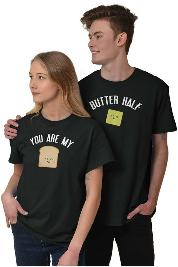 Better Half Cute Couples Matching Men's Graphic T Shirt Tees Brisco Brands L