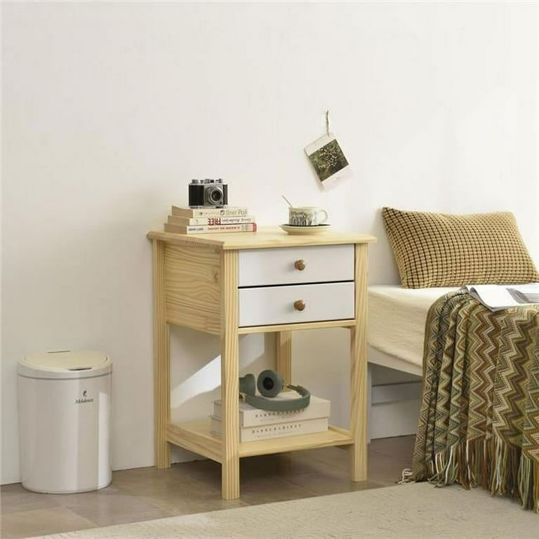 Solid on sale pine nightstand