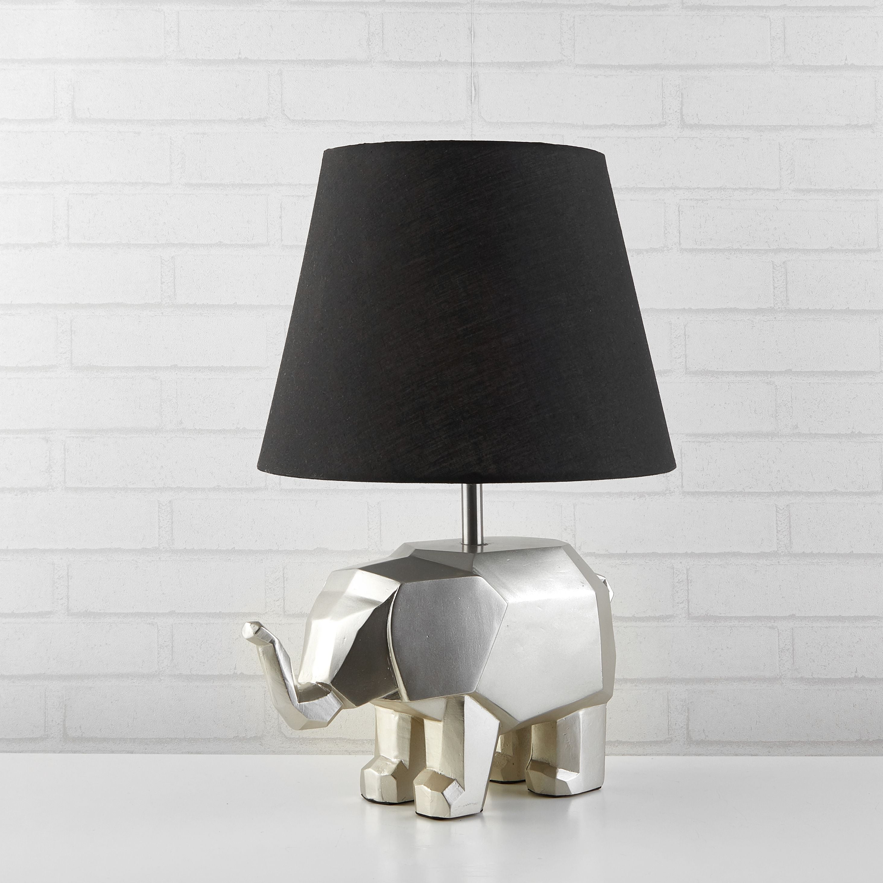 Better Homes And Gardens Figural Animal Metallic Elephant Lamp