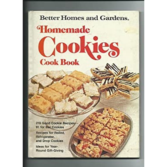 Pre-Owned Better Homes and Gardens Homemade Cookies Cook Book (Hardcover) 0696007800 9780696007804