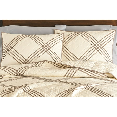 Better Homes And Gardens Pleated Diamond Standard Sham Pair