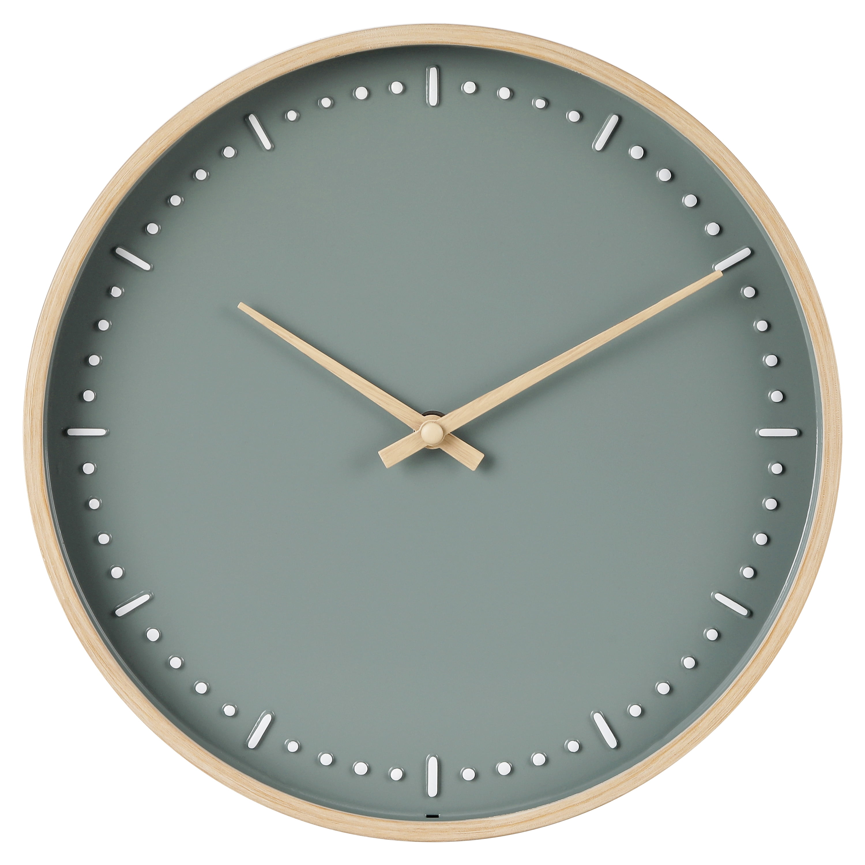 Better Homes & Garden 11.5" Round Indoor Green Analog Wall Clock - Walmart.com