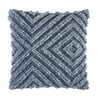 Better Homes & Garden 20" X 20" Heathered Loop Geo Cotton/Polyester Decorative Pillow,  ( count)