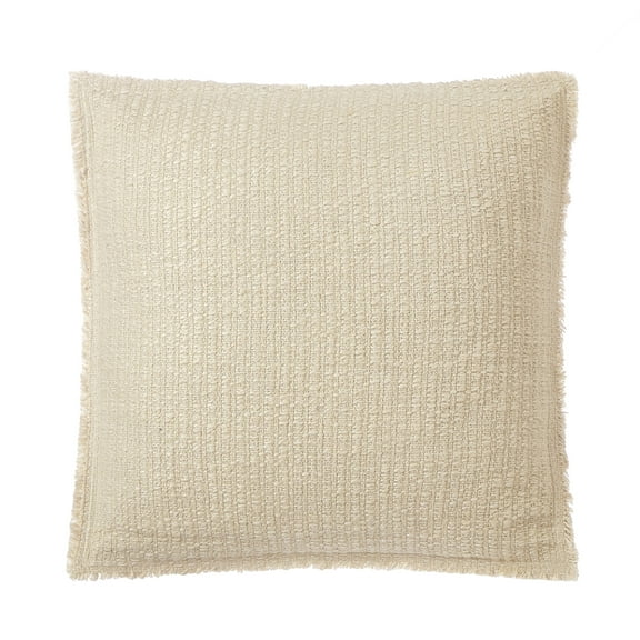Better Homes & Gardens 22" x 22" Papyrus Beige Sunny Decorative Throw Pillow for Adults