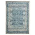 thumbnail image 1 of Better Homes & Gardens Blue Abstract Wool Blend Indoor Area Rug, 5' x 7', 1 of 5
