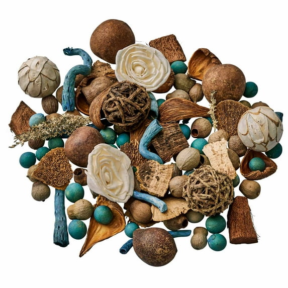 Better Homes & Garden Decorative Bowl Filler, Floral Arranging Supplies, Nimbus Blue, 18 oz, 1 Count