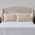 thumbnail image 1 of Better Homes & Garden Diamond Gauze Shams, Standard, Beige, 2 Pack, 1 of 8