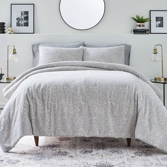 Better Homes & Garden Grey Chenille 3-Piece Comforter Set, King, All Ages