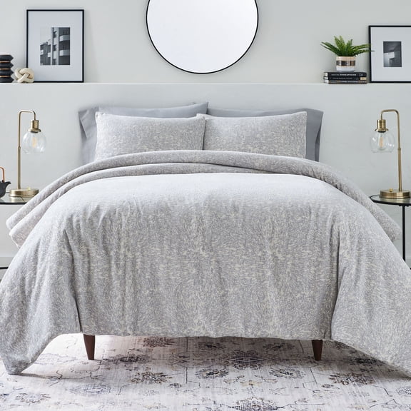 Better Homes & Garden Grey Chenille 3-Piece Comforter Set, King, All Ages