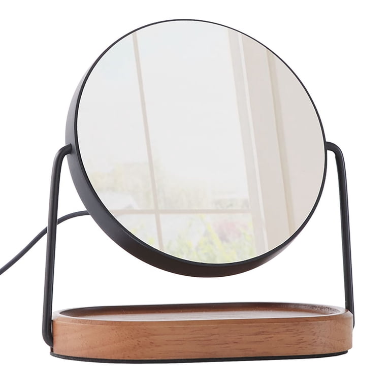 Better Homes & Gardens Indoor LED Mirror Alarm Clock with Medium