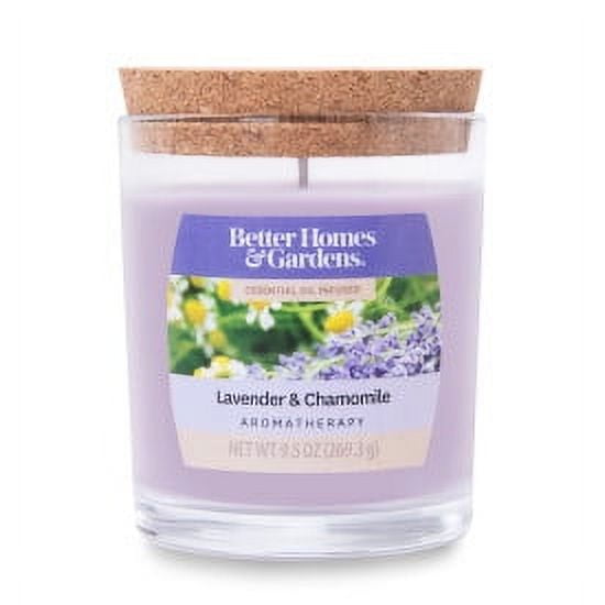 Better Homes & Garden Lavender & Chamomile Aromatherapy 9.5oz Jar Candle, Purple