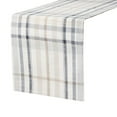 Better Homes & Garden Monday Plaid Fabric Table Runner, Beige, 14"W x