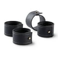 thumbnail image 1 of Better Homes & Garden Persia Faux Leather Napkin Rings, Black, 2"W x 1.25"L, 4 Pieces, 1 of 5