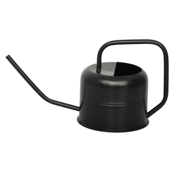 Better Homes & Gardens 0.37 Gallon Metal Watering Can, Black