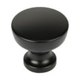 thumbnail image 1 of Better Homes & Gardens 1-1/4" (32 mm) Modern Knob, Matte Black, 10 Pack, 1 of 9