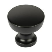 Better Homes & Gardens 1-1/4" (32 mm) Modern Knob, Matte Black, 10 Pack