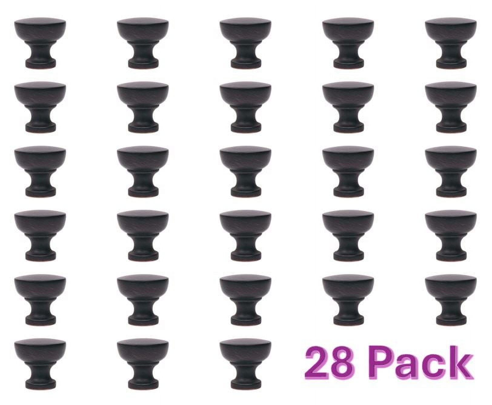 Better Homes & Gardens 1-1/4" (32mm) (5oz) Modern Knob, Oil Rubbed Bronze, 28 Pack