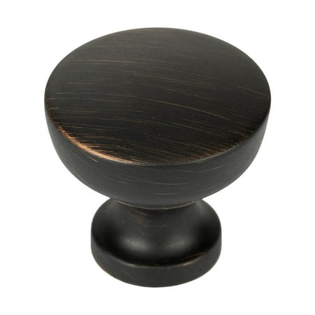 Better Homes & Gardens 1-1/4" (32mm) Modern Knob, Oil Rubbed Bronze, 2 Pack