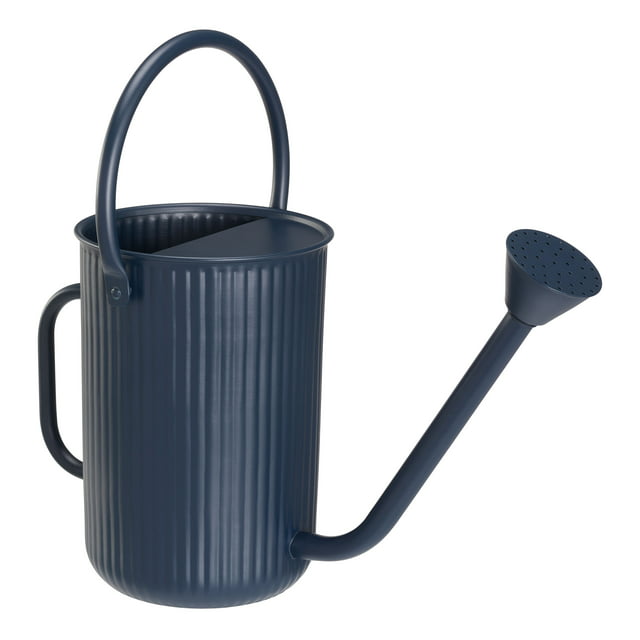 Better Homes & Gardens 1.2 gal Steel Watering Can, Blue Cove
