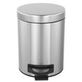 thumbnail image 1 of Better Homes & Gardens 1.3 gal / 5L Stainless Steel Round Bathroom / Kitchen Garbage Can, 1 of 10