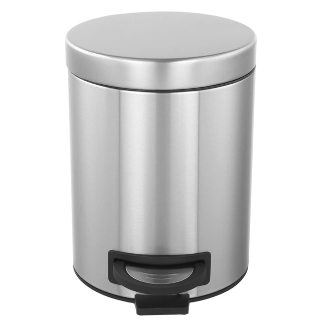Better Homes & Gardens 1.3 gal / 5L Stainless Steel Round Bathroom ...