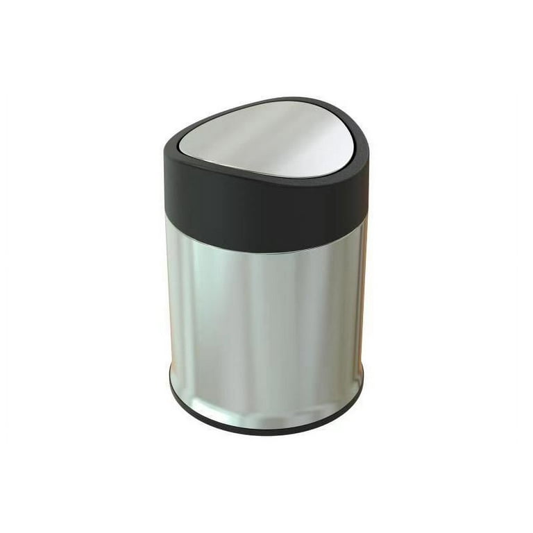 Better Homes & Gardens 1.3 gal / 5L Stainless Steel Round Kitchen Garbage  Can
