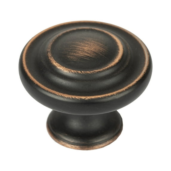 Better Homes & Gardens 1-5/16" (33mm) (3.6oz) Turned Knob, Oil Rubbed Bronze, 10 Pack