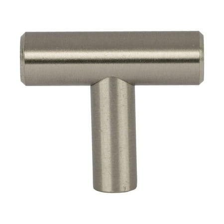 Better Homes & Gardens 1-9/16" (40 mm) Bar Knob, Satin Nickel, 10 Pack
