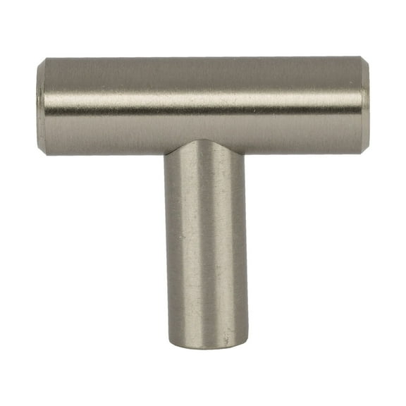 Better Homes & Gardens 1-9/16" (40 mm) Bar Knob, Satin Nickel, 2 Pack