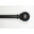 thumbnail image 1 of Better Homes & Gardens 1” Oil Rubbed Bronze Metal Ball Single Curtain Rod 120-180”, 1 of 7