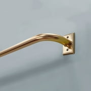 Better Homes & Gardens 1” Metal French Wrap Curtain Rod, Brass, 42-120”