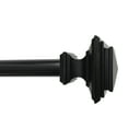thumbnail image 1 of Better Homes & Gardens 1” Metal Square Single Curtain Rod, Matte Black, 42-120”, 1 of 7