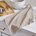 thumbnail image 1 of Better Homes & Gardens 1-Pack 18"x28" Terry Gingham Kitchen Towel, Latte Swirl, 1 of 5