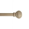 thumbnail image 1 of Better Homes & Gardens 1 in. Natural Wood Poly Single Curtain Rod, 42-120", 1 of 8