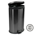 Better Homes & Gardens 10.5 Gallon Trash Can, Oval Kitchen Step Trash