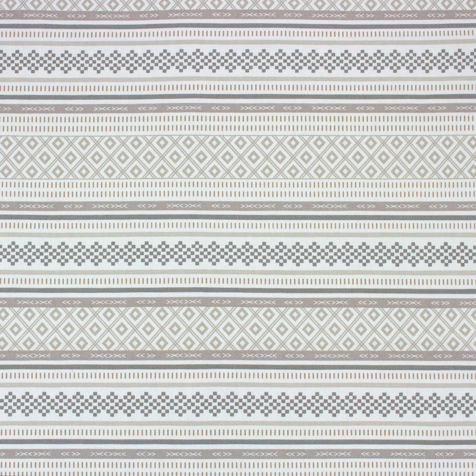 Better Homes & Gardens 100% Cotton Aztec Stripe Grey, 2 Yard Precut ...